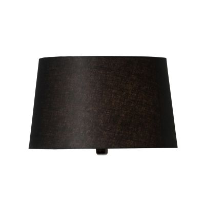 Basic Straight -varjostin, musta, Ø 50 cm – Watt &amp; Veke Watt & Veke - Design - Kangas / tekstiili