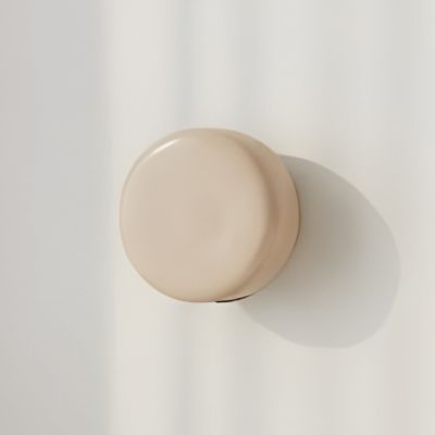 BonBon-seinävalaisin, beige, Ø 16 cm, lasi ALDEX - Olohuone - Design - Yksilamppuinen