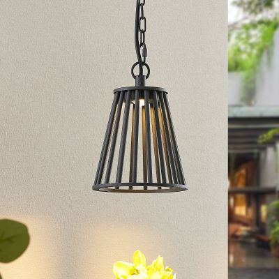 Miray LED Ulko Riippuvalaisin Dark Grey Lucande - Moderni - Metalli - Yksilamppuinen