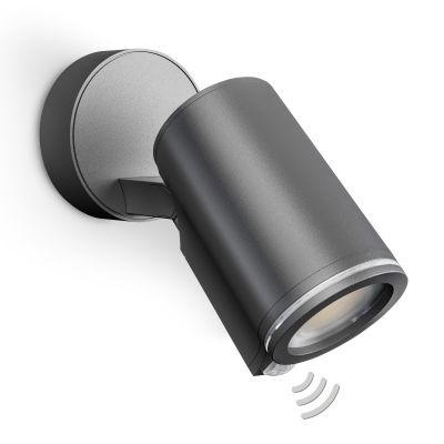 One SC Smart Sensor -kohdevalaisin ulos, antrasiitti, IP44 Spot One SC STEINEL - Moderni - Metalli - Yksilamppuinen