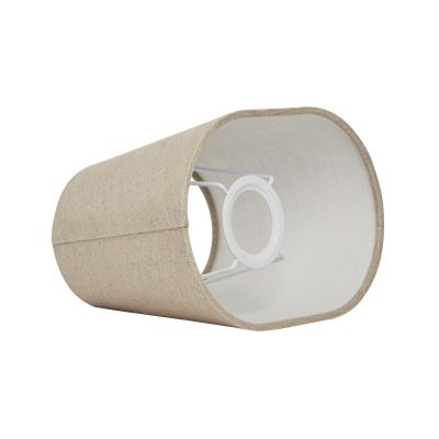 Basic-soikea varjostin, beige, pituus 23 cm – Watt &amp; Veke Basic oval Watt & Veke - Design - Kangas / tekstiili