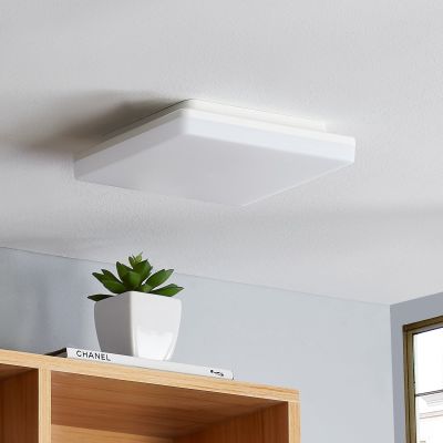 LED-kattovalaisin Artin, 22 cm, valkoinen, kulmikas, anturi Artin PRIOS - Kylpyhuone - Moderni - Muovi