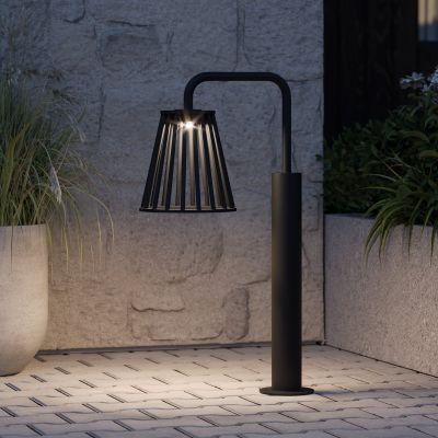 Miray LED Puutarhavalaisin H60 Dark Grey Lucande - Moderni - Metalli - Yksilamppuinen