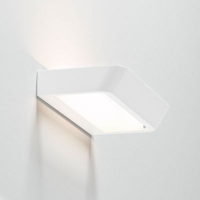 Belvedere W1 Seinävalaisin Satin Valkoinen 2700k Rotaliana - Olohuone - Design - Metalli - Kulmikas