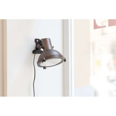 Projecteur 165 Seinä-/Pöytävalaisin Mocca Nemo Lighting - Keittiö - Teollinen - Alumiini