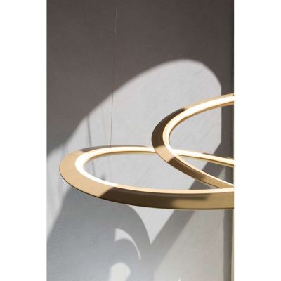Kepler Minor Riippuvalaisin Painted Gold Nemo Lighting - Ruokailutila - Alumiini