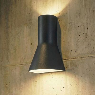 Zephy LED-ulkoseinälamppu, ylös/alas, musta, CCT Lucande - Moderni - Alumiini - Monilamppuinen