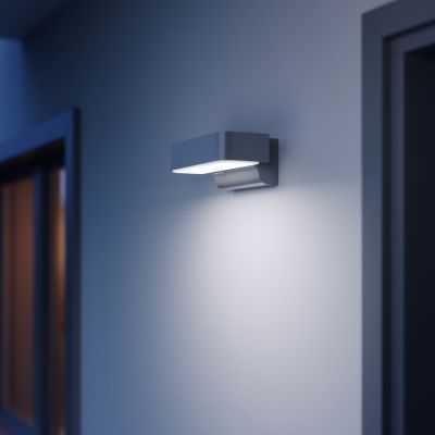 L 800 SC Smart Sensor -ulkoseinävalaisin, antrasiitti STEINEL - Metalli - Yksilamppuinen