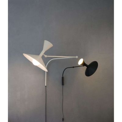 Lampe de Marseille Seinävalaisin Matt Grey Nemo Lighting - Olohuone - Vintage / retro