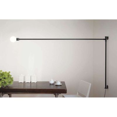 Potence Pivotante Seinävalaisin Black Nemo Lighting - Olohuone - Metalli