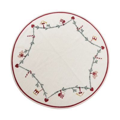 Bloomingville Yule joulukuusen matte Ø110 cm Punainen