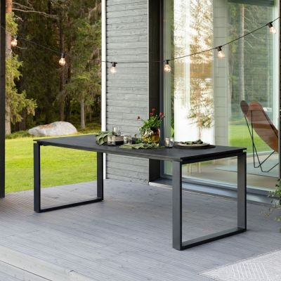 Veke Trendline aintwood ruokapöytä 210x100 cm musta
