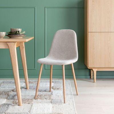 Veke Furia tuoli beige Storm 06, tammi jalat