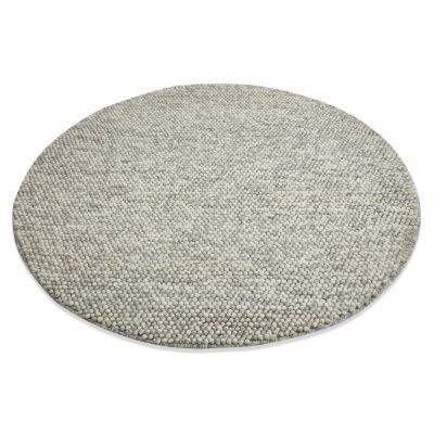 Finarte Nirvana villamatto 200 cm pyöreä harmaa