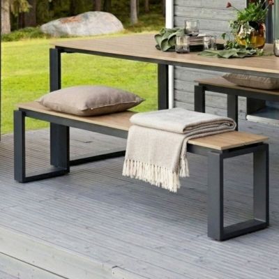 Veke Trendline aintwood penkki 180x36 cm musta/ruskea