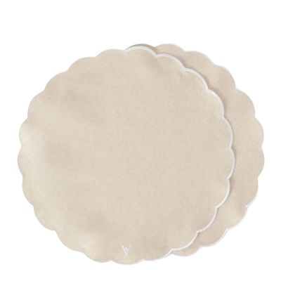 Von Norten - Grace Scallop Pöytätabletti 42 cm 2 kpl Santorini