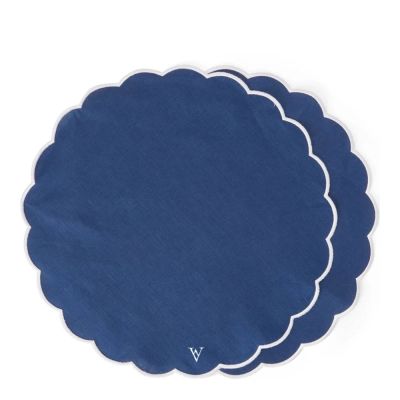 Von Norten - Grace Scallop Pöytätabletti 42 cm 2 kpl Riviera