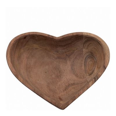 Sögne Home - Sydänkulho 19x16 cm Akaasia