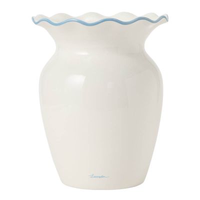 Lexington - Maljakko 25 cm Valkoinen/Sininen