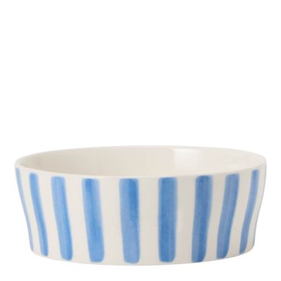 Lexington - Koiran ruokakulho 17,5 cm Sininen/Valkoinen