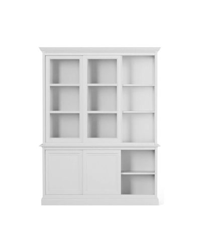 Newport Assonet-vitriinikaappi, classic white