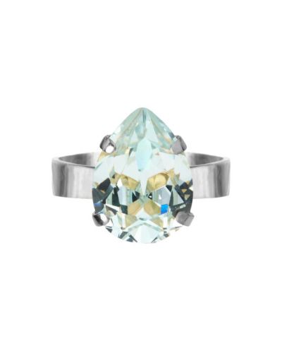 Caroline Svedbom Mini Drop sormus rhodium light azore