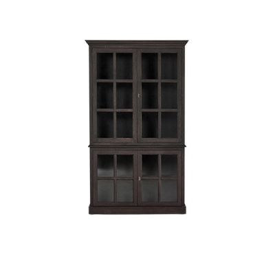 Newport Seethrough-vitriinikaappi, mountain wenge