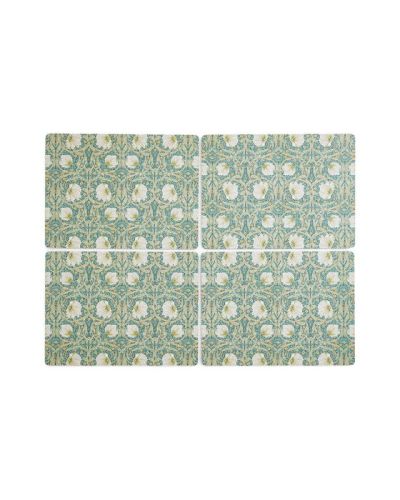 William Morris Morris & Co Pimpernel pöytätabletti vihreä 4 kpl