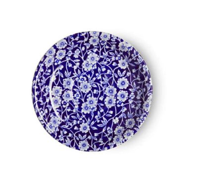 Burleigh Blue Calico Saucer Blue/White