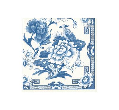 Caspari Blue & white -lautasliina 20 kpl