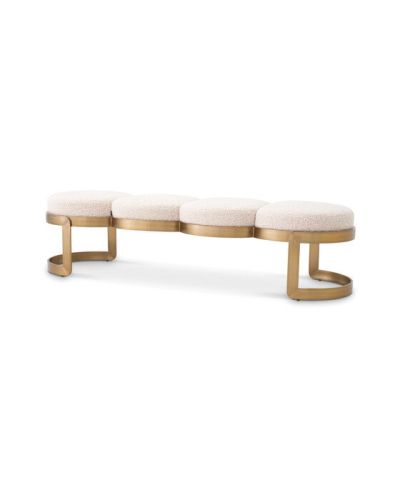 Eichholtz Newport pankki bouclé cream