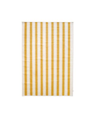 Classic Collection Stripes matto off white/keltainen