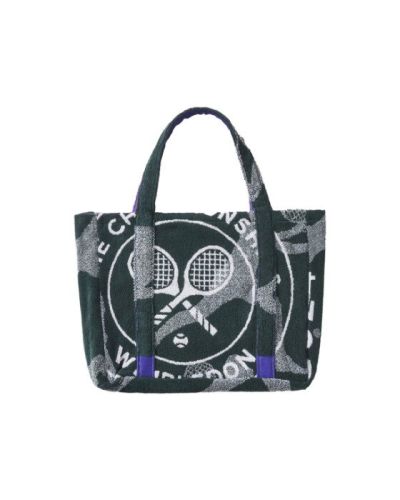 The Wimbledon Heirloom Collection Tote Bag Green/Purple