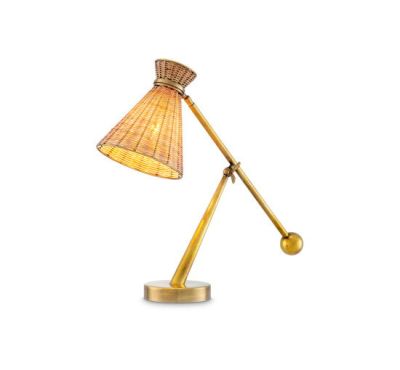 Eichholtz Kon Tiki Table Lamp Vintage Brass