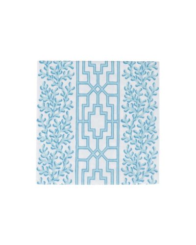 Caspari Coral And Trellis Robin's Egg -servetit, 20 kpl