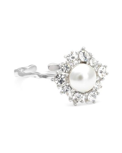 Lily And Rose Emily Pearl Sormus Ivory