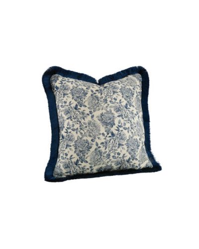 Artwood Rosario tyynynpäällinen hapsuilla indigo