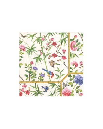 Caspari Chinese Wallpaper lautasliinat 20 kpl