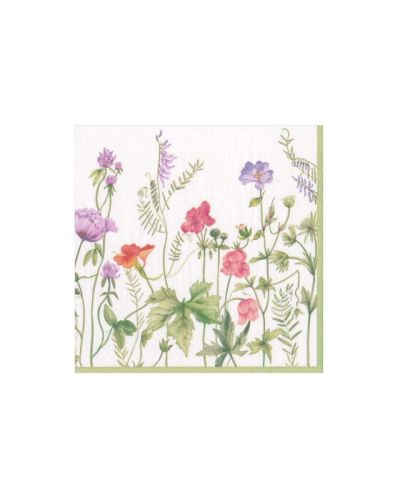 Caspari French Floral lautasliinat 20 kpl