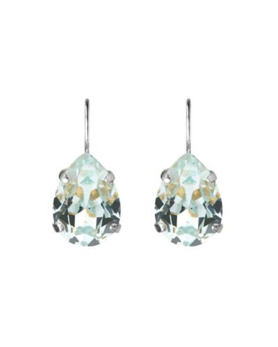 Caroline Svedbom Mini Drop Clasp korvakorut rhodium light azore