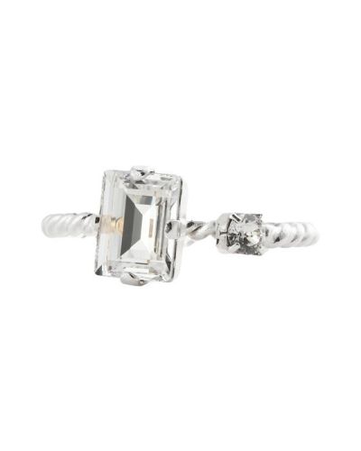 Caroline Svedbom Diora-sormus rhodium crystal