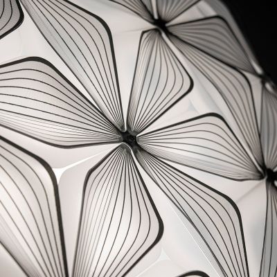 C'EST LA VIE riippuvalaisin, musta/kaapeli musta, Ø 53 cm C'EST LA VIE Slamp - Olohuone - Design - Muovi - Varjostimella