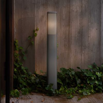 Sidara Seaside -pylväsvalaisin, antrasiitti, IP54, E27 Nordlux - Moderni - Alumiini - Yksilamppuinen
