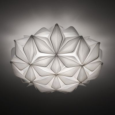 C'EST LA VIE kattovalaisin, valkoinen, Ø 47 cm, 2-lamppuinen, E27 C'EST LA VIE Slamp - Olohuone - Design - Muovi - Plafondi
