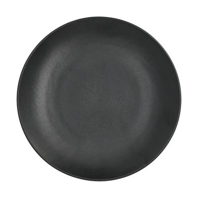 Scandi Living Terra lautanen Musta kivitavara, Ø22 cm