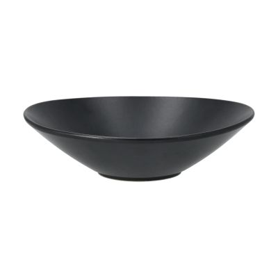 Scandi Living Terra salaattikulho Musta kivitavara, Ø30 cm
