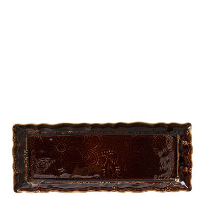 Sthål - Arabesque Tarjoiluastia 33x13 cm Coffee