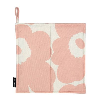 Marimekko - Pieni Unikko Patalappu 22x22 cm Cotton/Peach