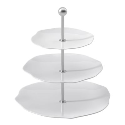 Villeroy & Boch - Pura Kakkuvati 3 kerrosta 27 cm Valkoinen