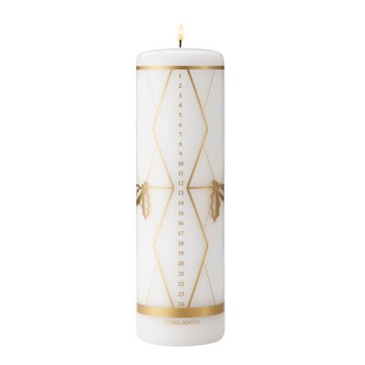 Georg Jensen - 2026 Kalenterikynttilä 20 cm Kultapainatus